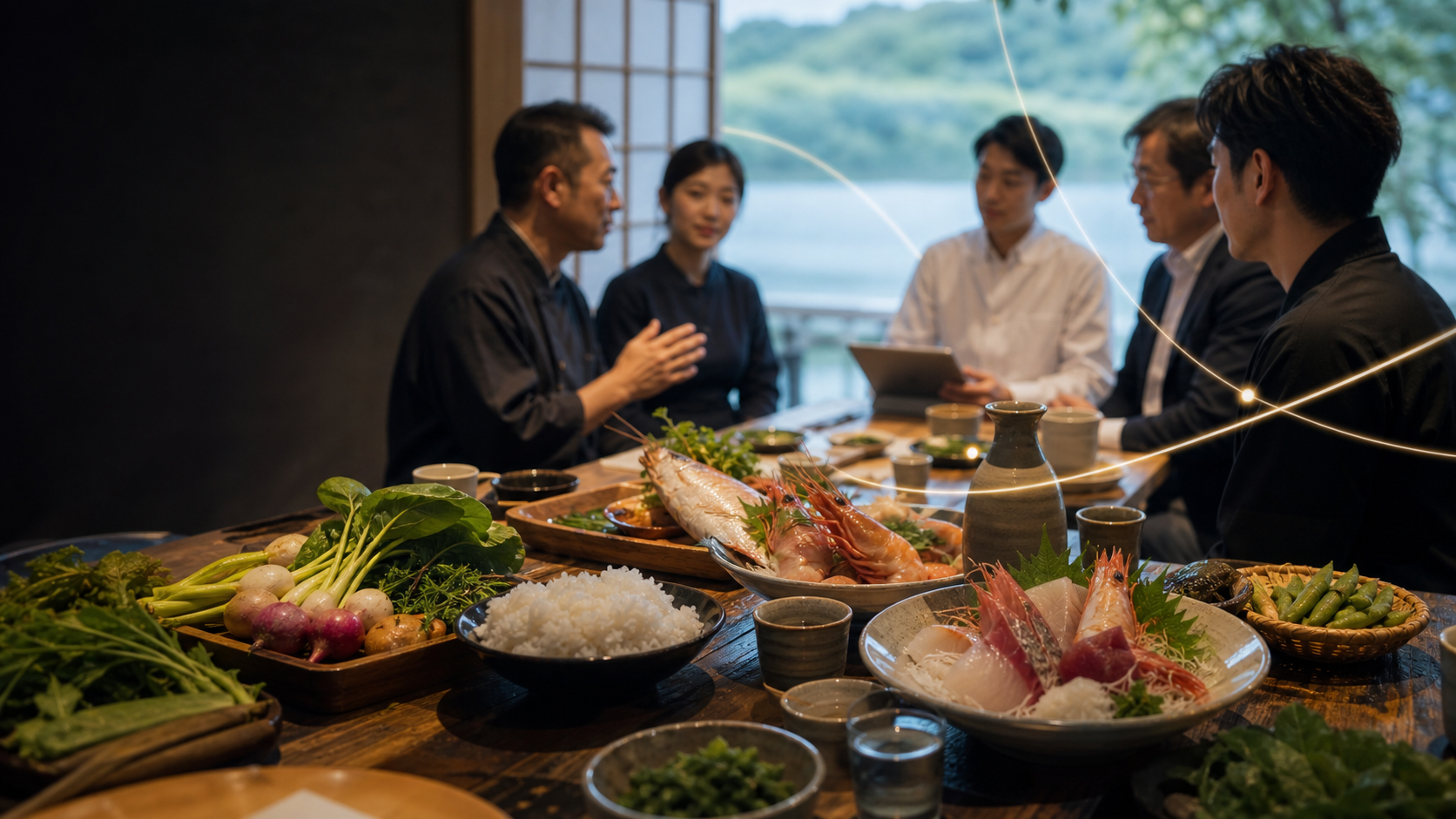 新潟の食文化と飲食業界の未来をイメージした写真